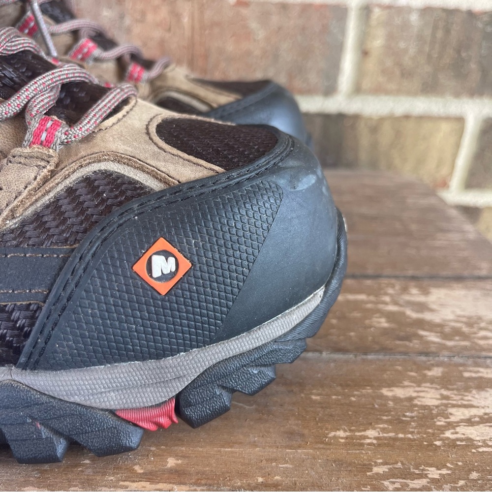 Merrell Women’s Moab 2 Mid, Waterproof Hiking Boots, Size 6, Steel‎ Toe sb3 - Picture 8 of 15